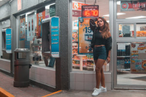 flor gaona, youtube, supermercado, fotos, sesión, influencer, blogger, méxico, argentina