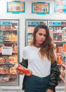 flor gaona, youtube, supermercado, fotos, sesión, influencer, blogger, méxico, argentina